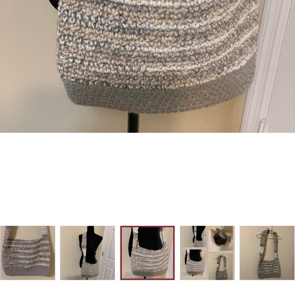 Crossbody Bag, handmade, crochet - Picture 5 of 16